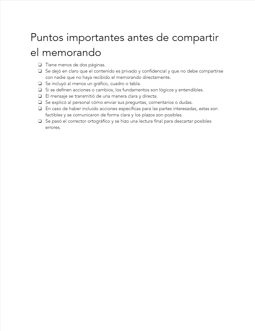 plantillas de memorandos