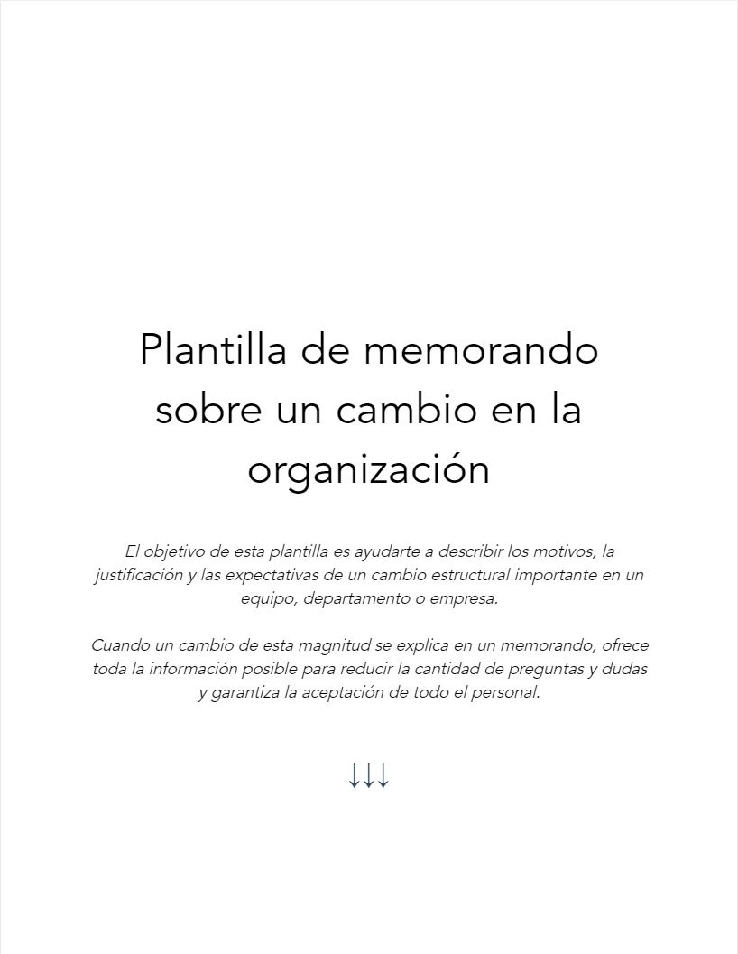 plantilla de memorandos comerciales