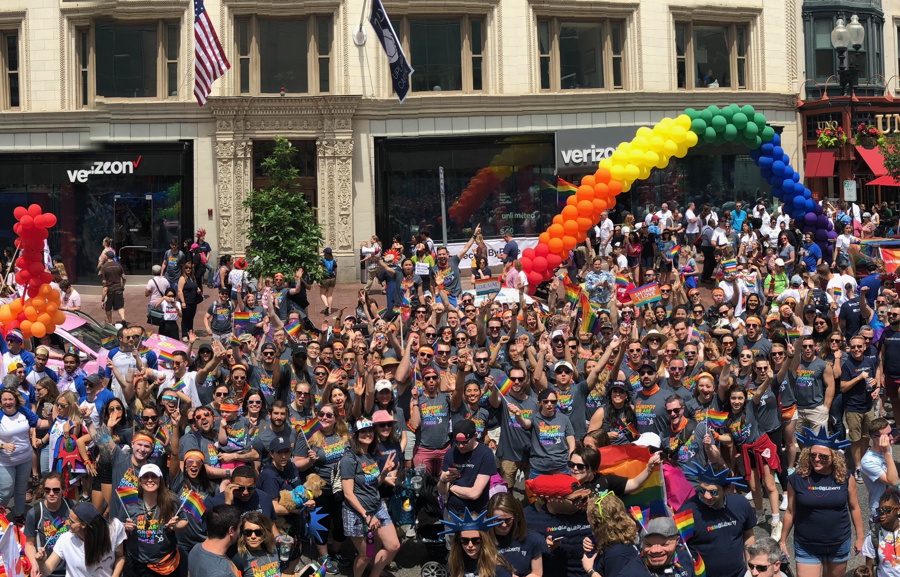 HubSpot Pride March