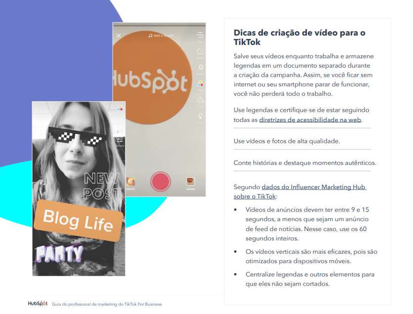 tiktok para profissionais de marketing - dicas