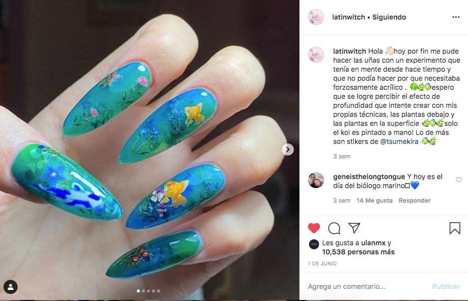 Marketing en Instagram: ejemplo de portafolio de @latinwitch