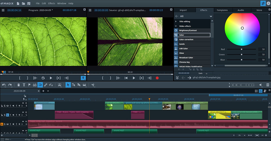 Logiciel Magix Video