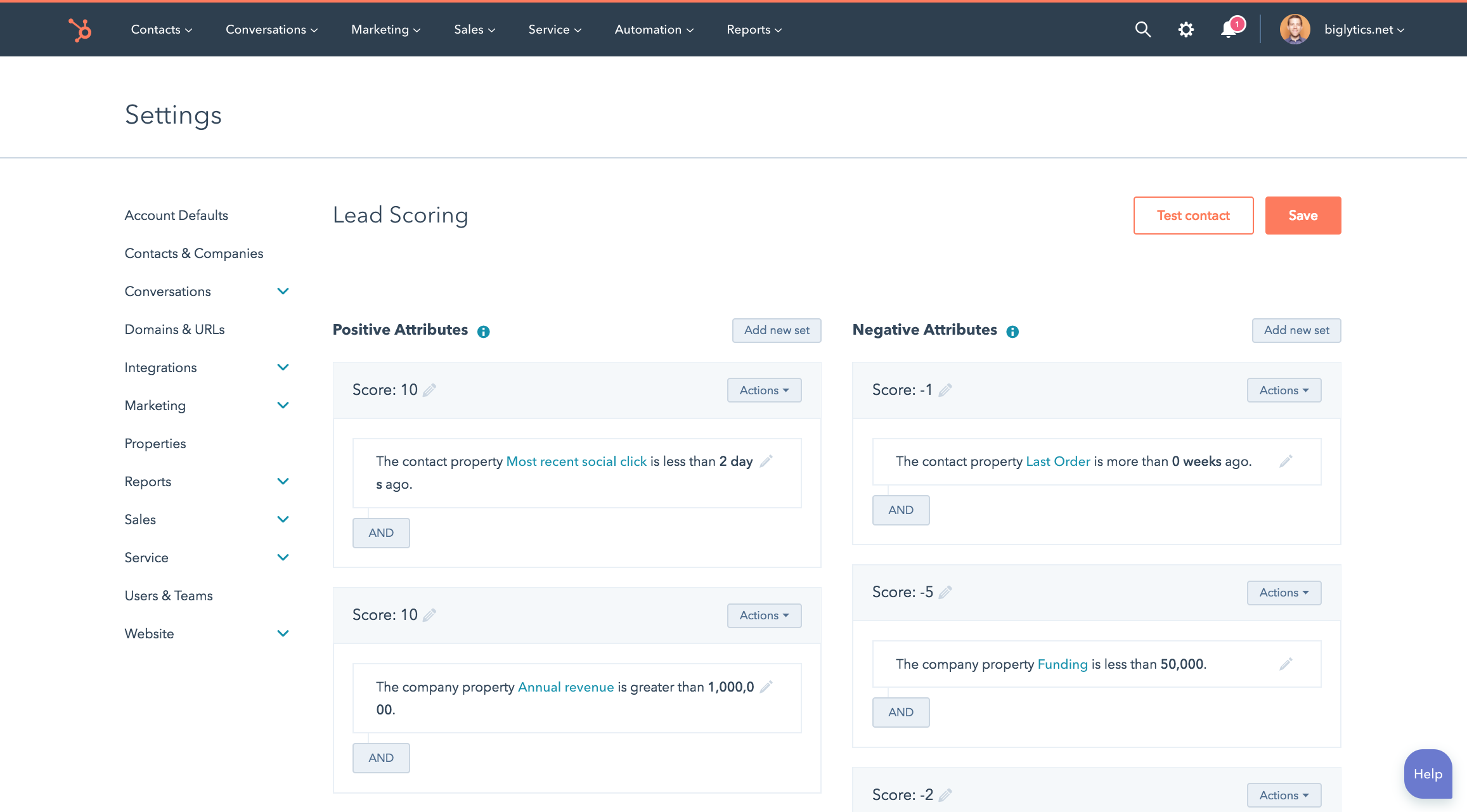 Predictive Lead Scoring Software | HubSpot