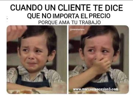 Meme de ventas sobre deleitar al cliente