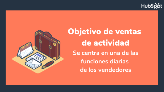 Objetivo de ventas de actividad