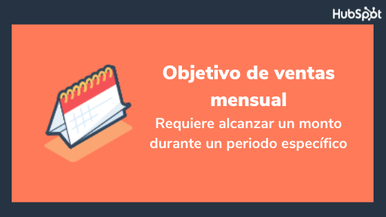 Objetivo de ventas mensual