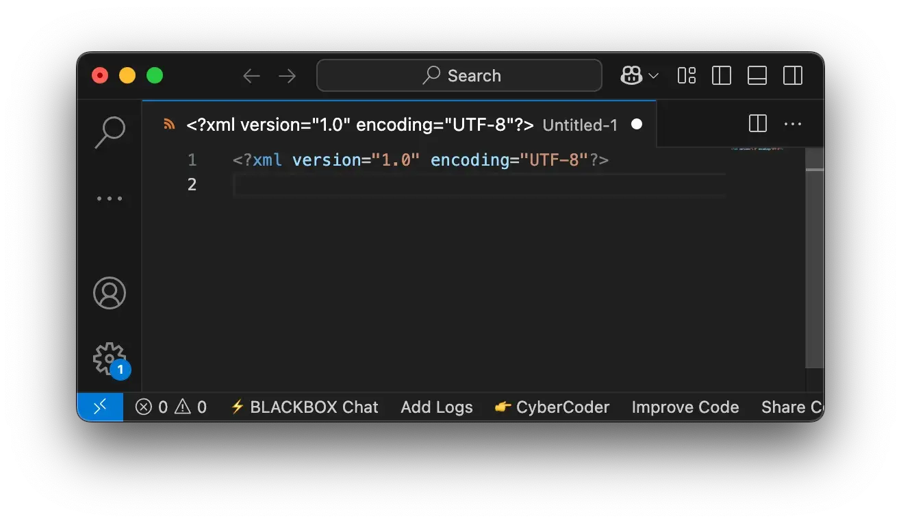 xml file: creating an xml file