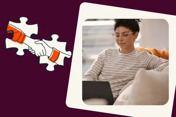 woman doing co-branding campaign