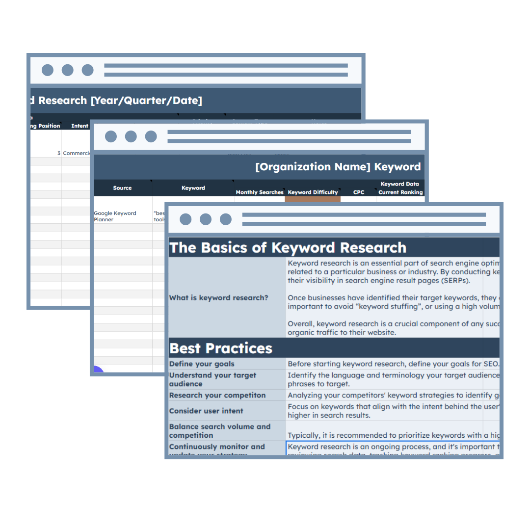 Free Keyword Research Template Access Now
