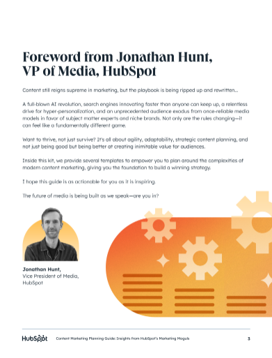 Page 2 - Content Marketing Planning Kit