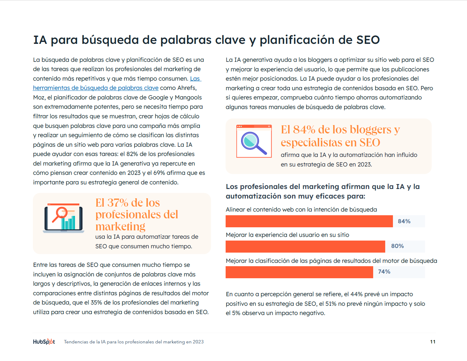 Vista preliminar de las tendencias de la IA