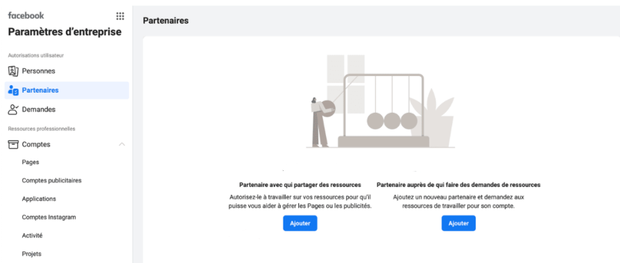 Paramètres partenaires