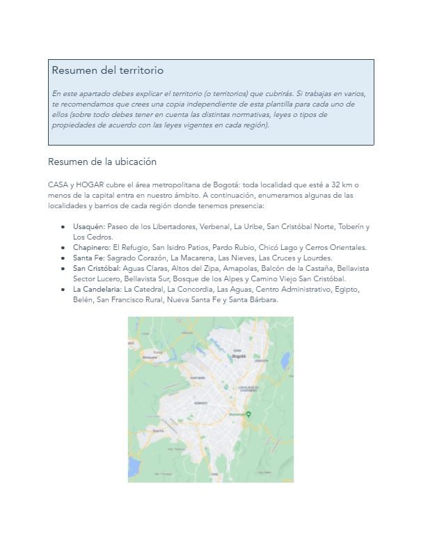 Plantilla de plan estratégico para el sector inmobiliario 2