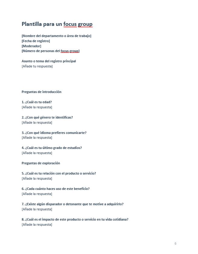 Plantillas para recoleccion de datos 2
