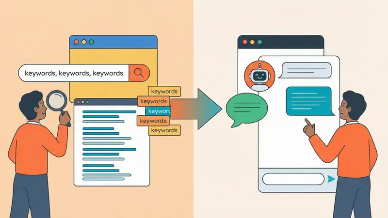 【比較】AEOとSEOの違いは？キーワード検索から「対話」へのパラダイムシフト
