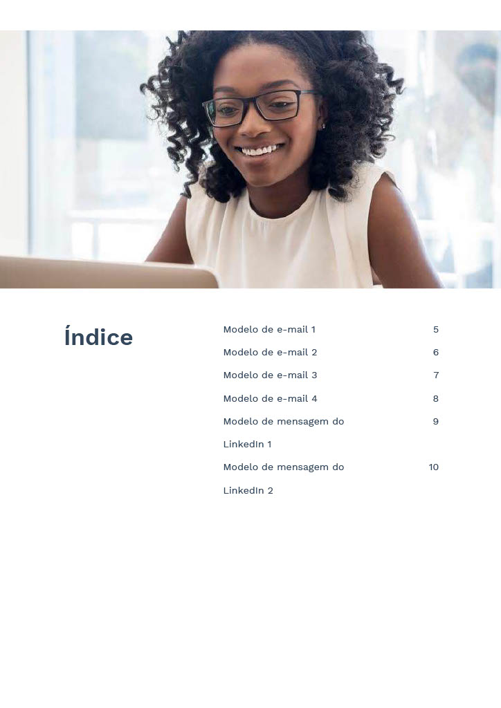 Modelo de cadencia de vendas - índice