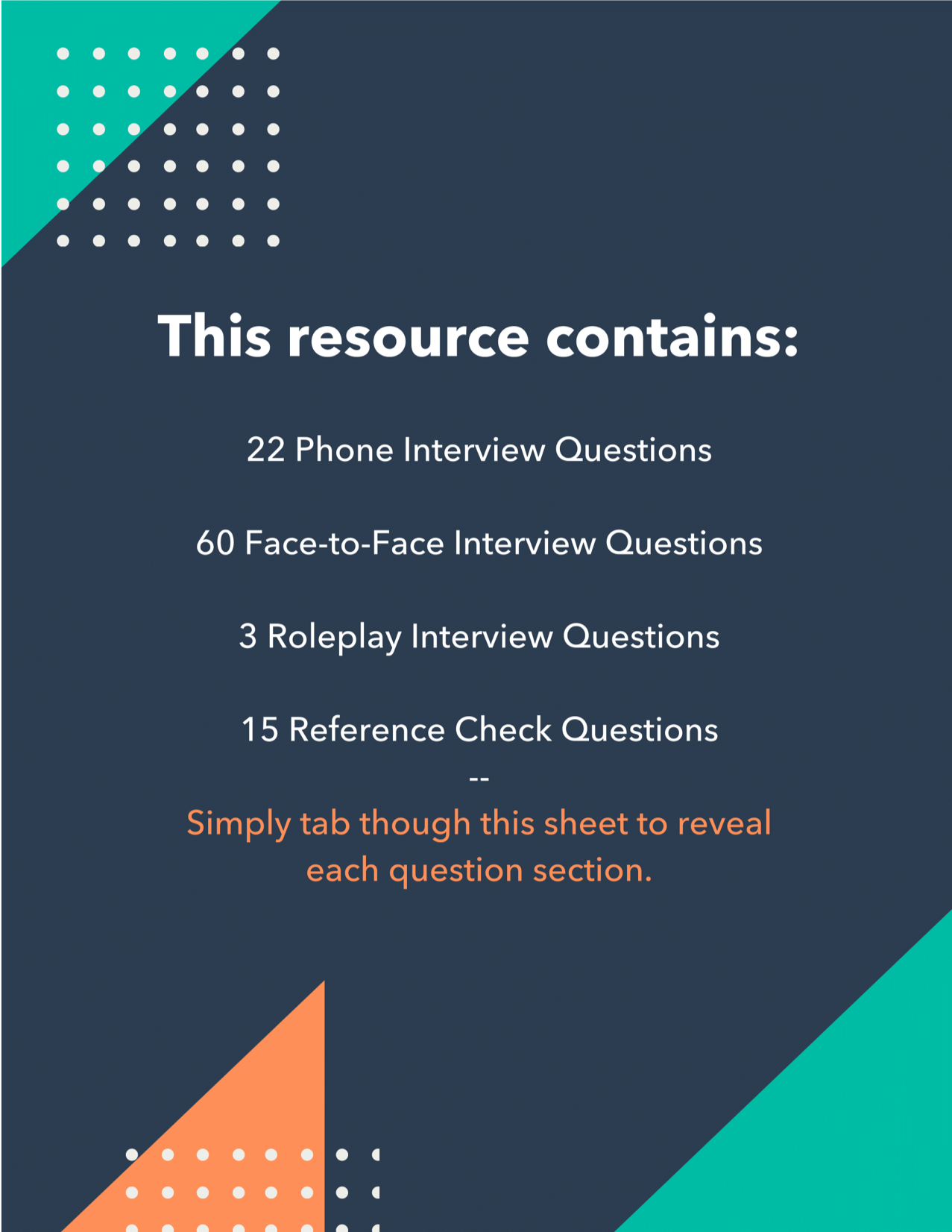Interview Questions Table of Contents
