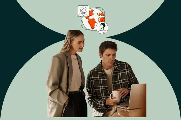 workers looking at sales territory management tools