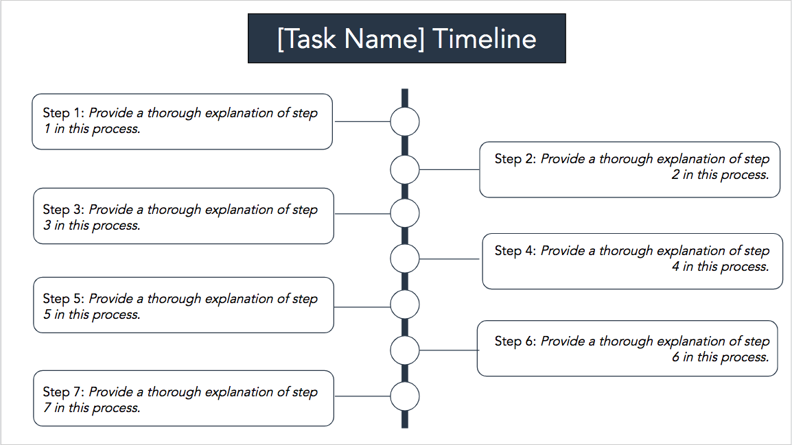 business timeline template