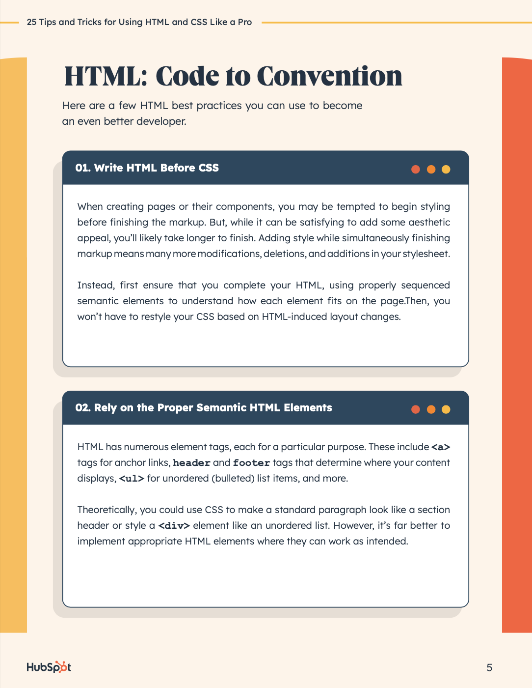 html code to convention