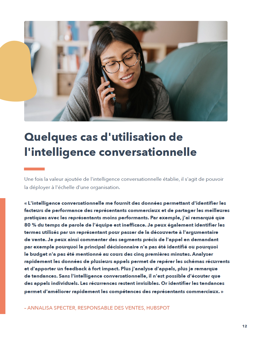 Utilisation intelligence connversationnelle