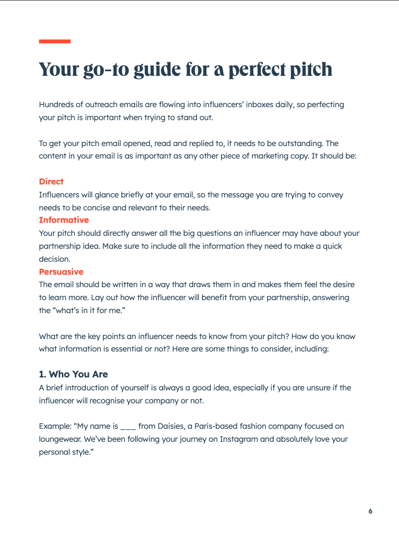 Your go to guide for the perfect outreach