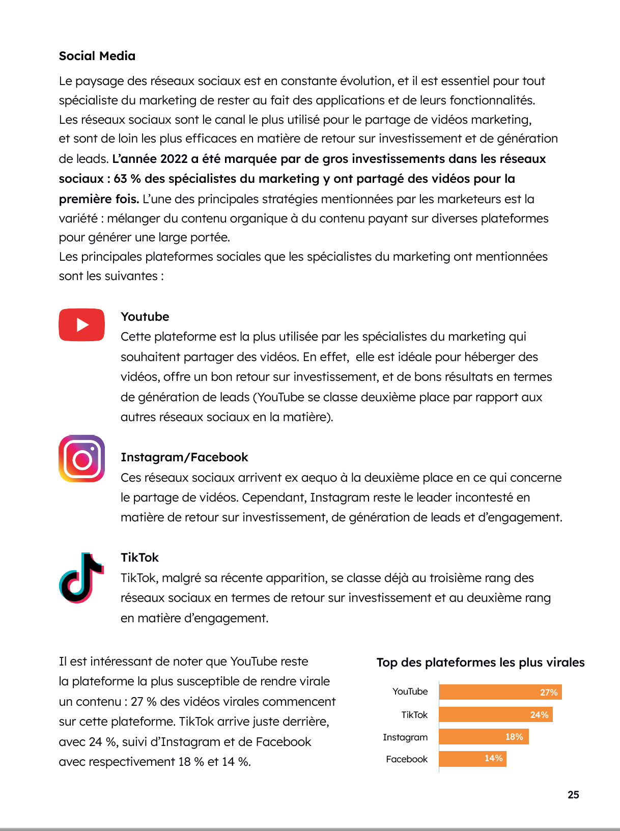 page réseaux sociaux