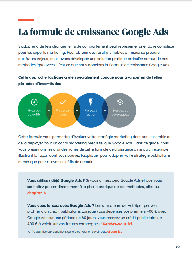 La formule de croissance Google Ads