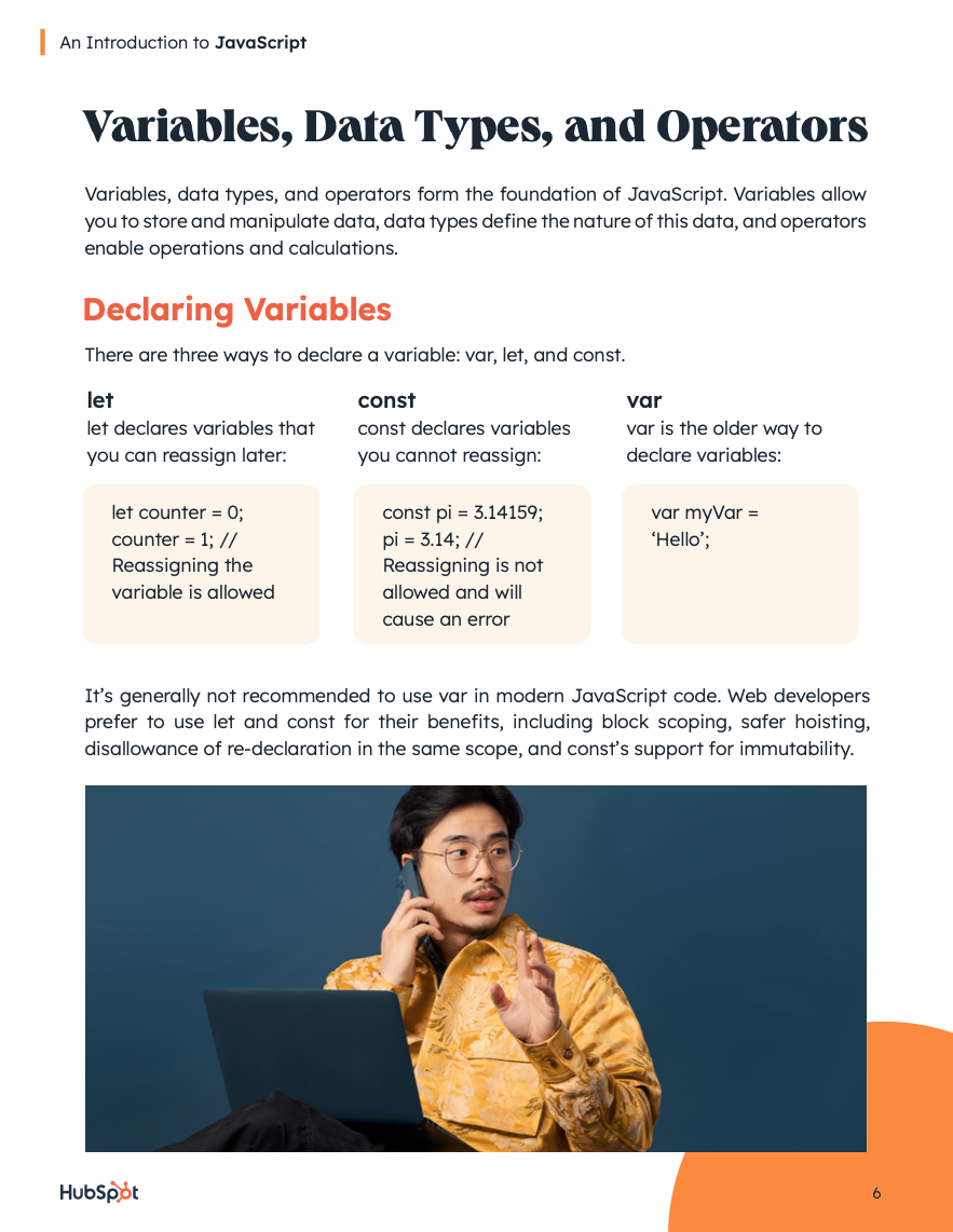 variables in javascript