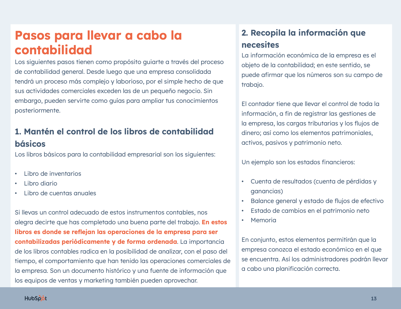 Guía sobre contabilidad