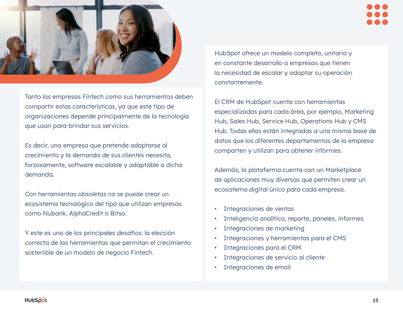 Soluciones de HubSpot para FinTech