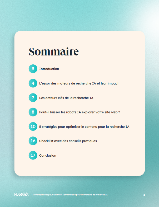 Table of contents - FR[1]