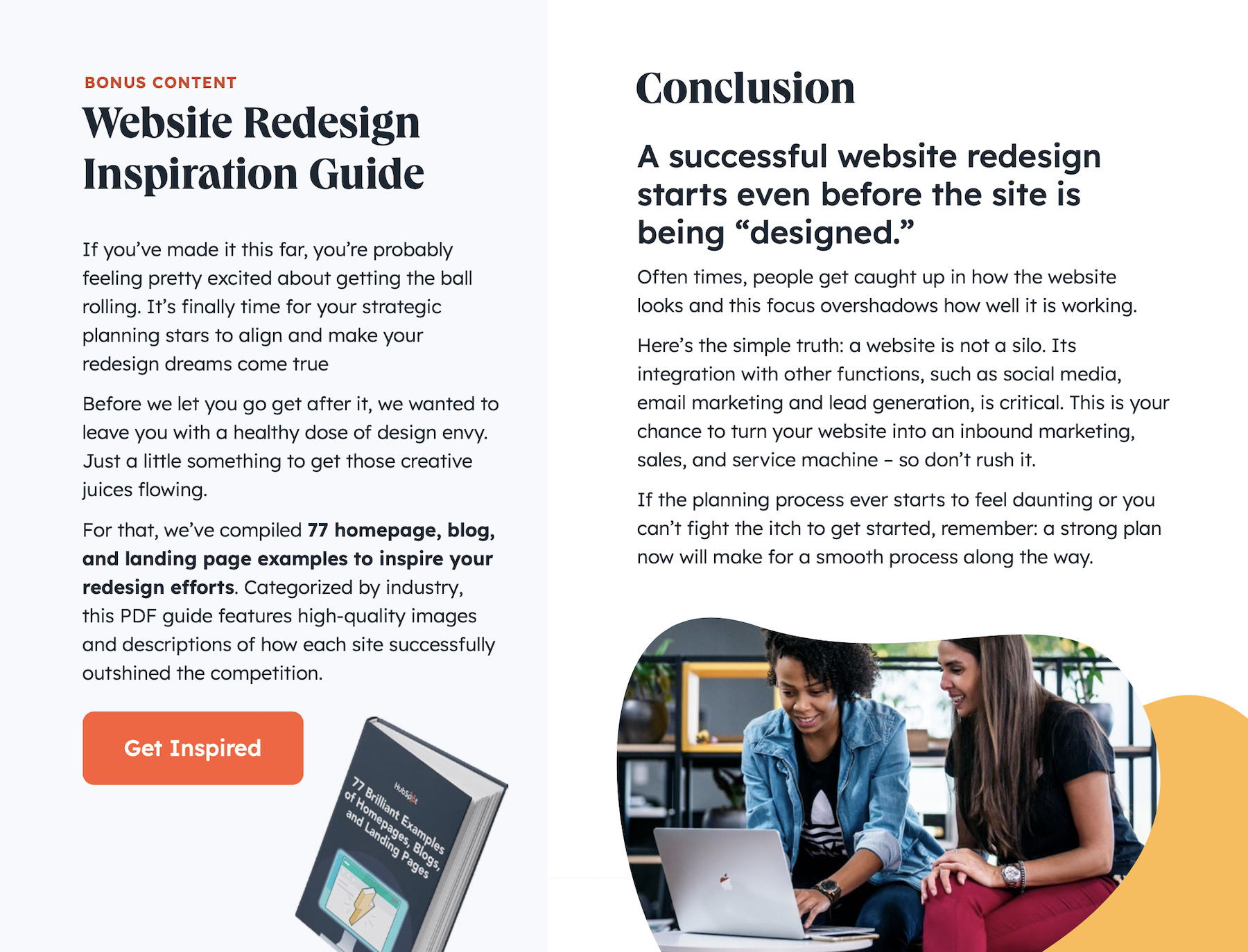 Ultimate Guide to Redesgining Your Website - P4 - Bonus Content