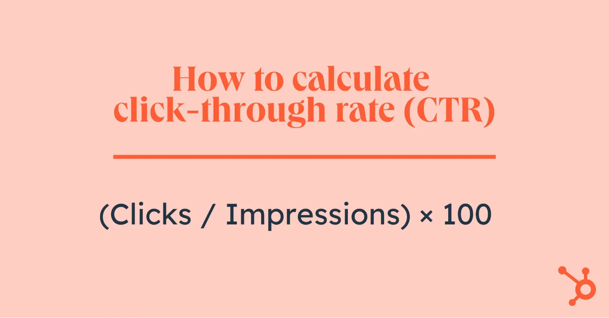 click-through rate calculation