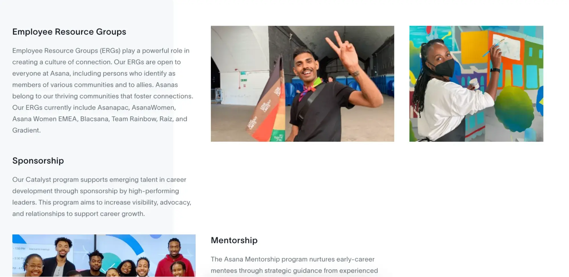 social impact proof points on about page