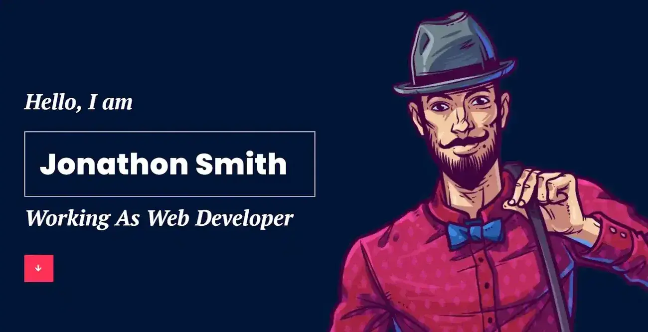 wordpress about me page example