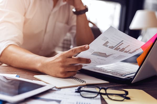 account development manager reviews prospect data