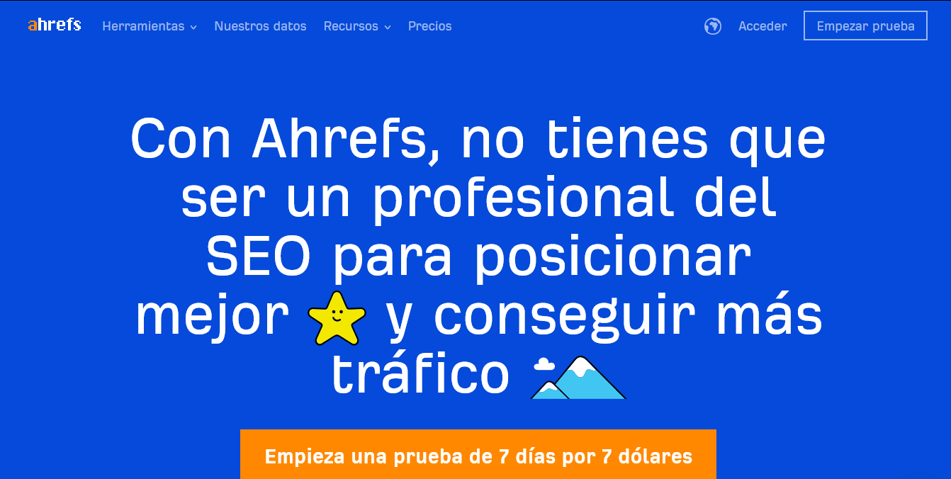 Herramientas para hacer link building: Suite de Ahrefs