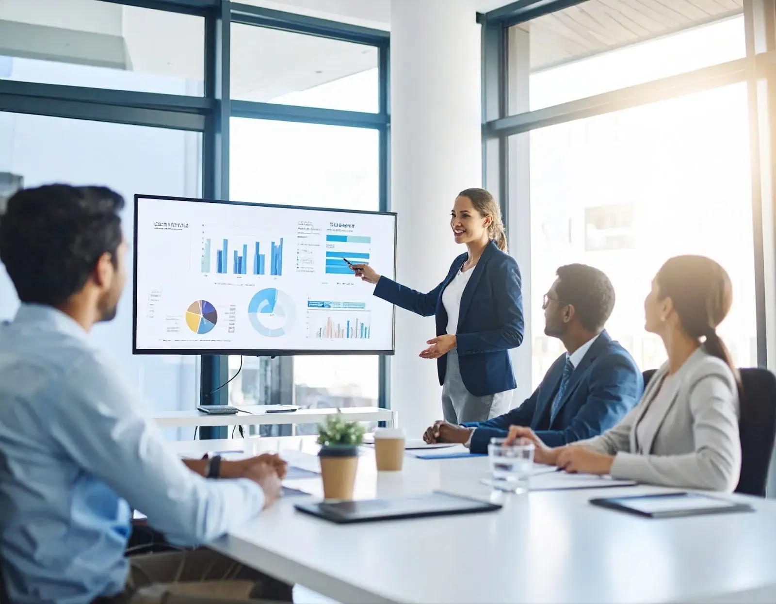 ai generated board room, adobe firefly ai image generator