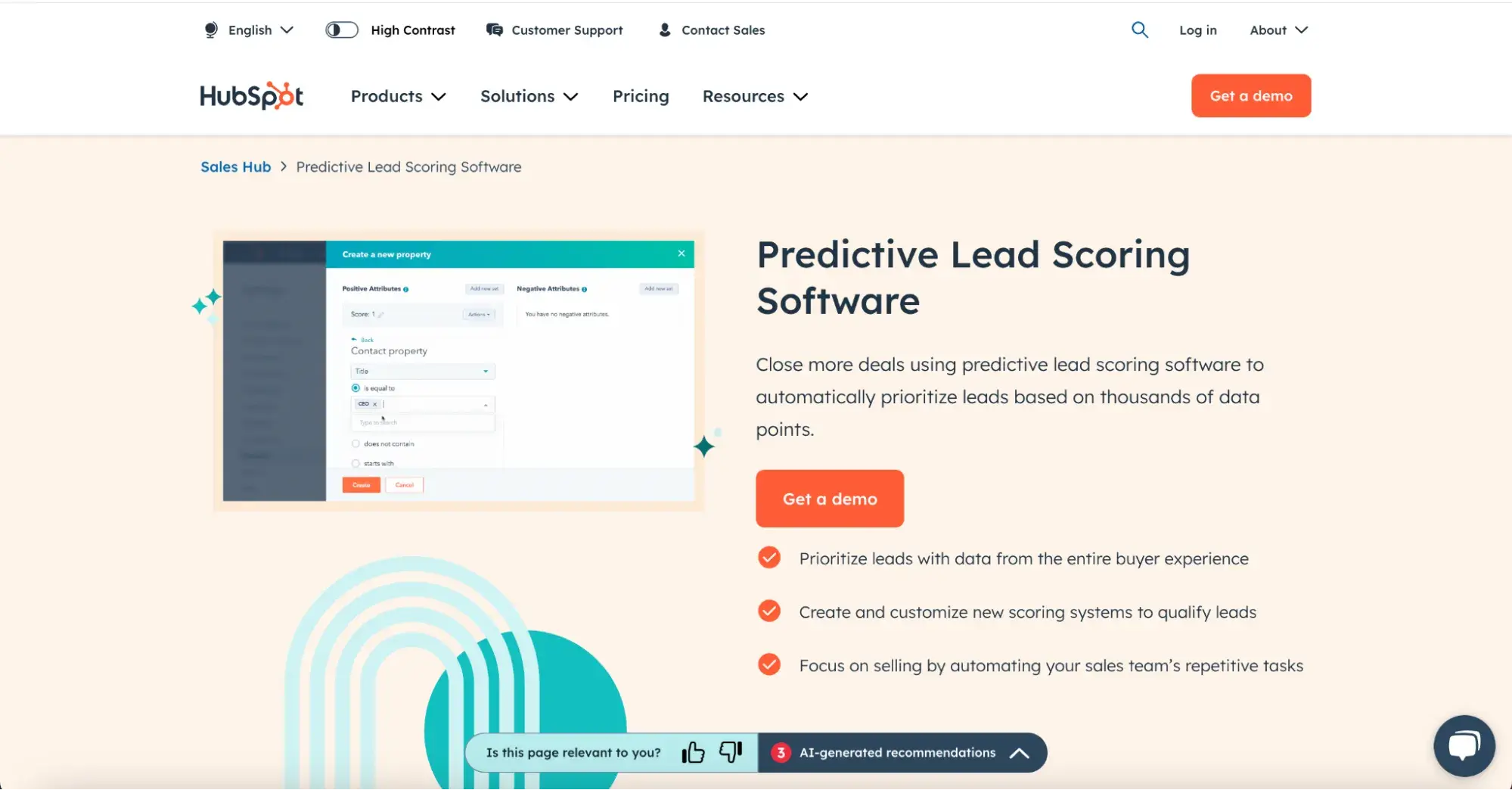 Predictive lead scoring software by 51Թ