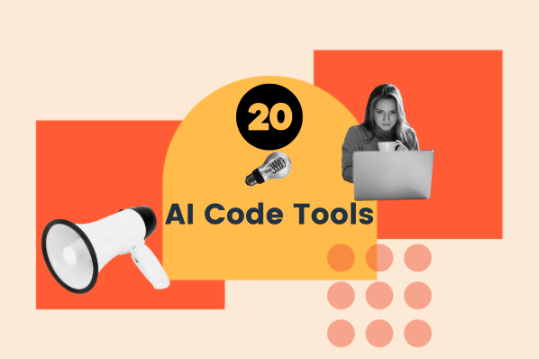 Woman on computer learning ai code tools 
