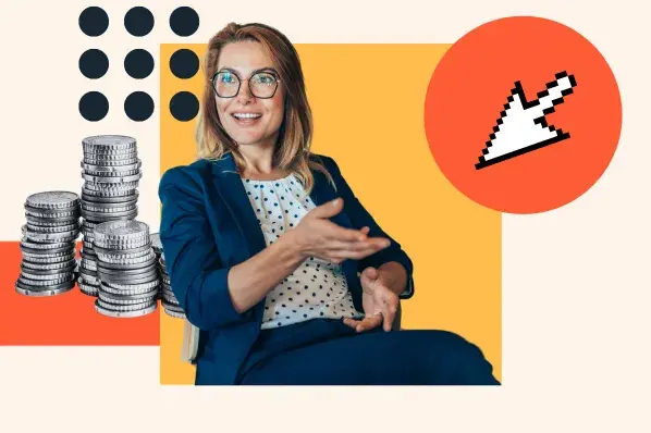 woman learns about ai conversion rate optimization for her marketing efforts