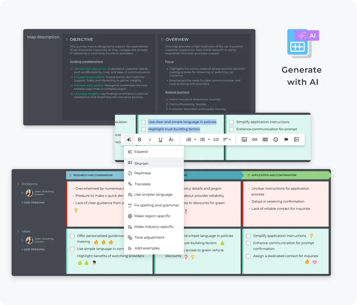 ai journey mapping tools, uxpressia
