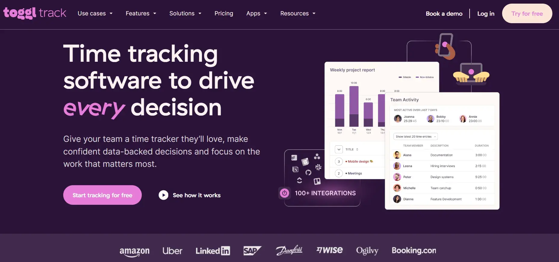 screenshot of Trellos homepage, a company using AI to improve customer loyalty.
