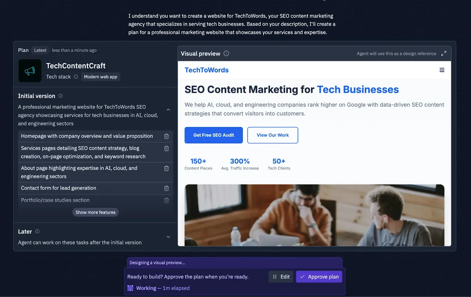 replit ai agent, ai for website development