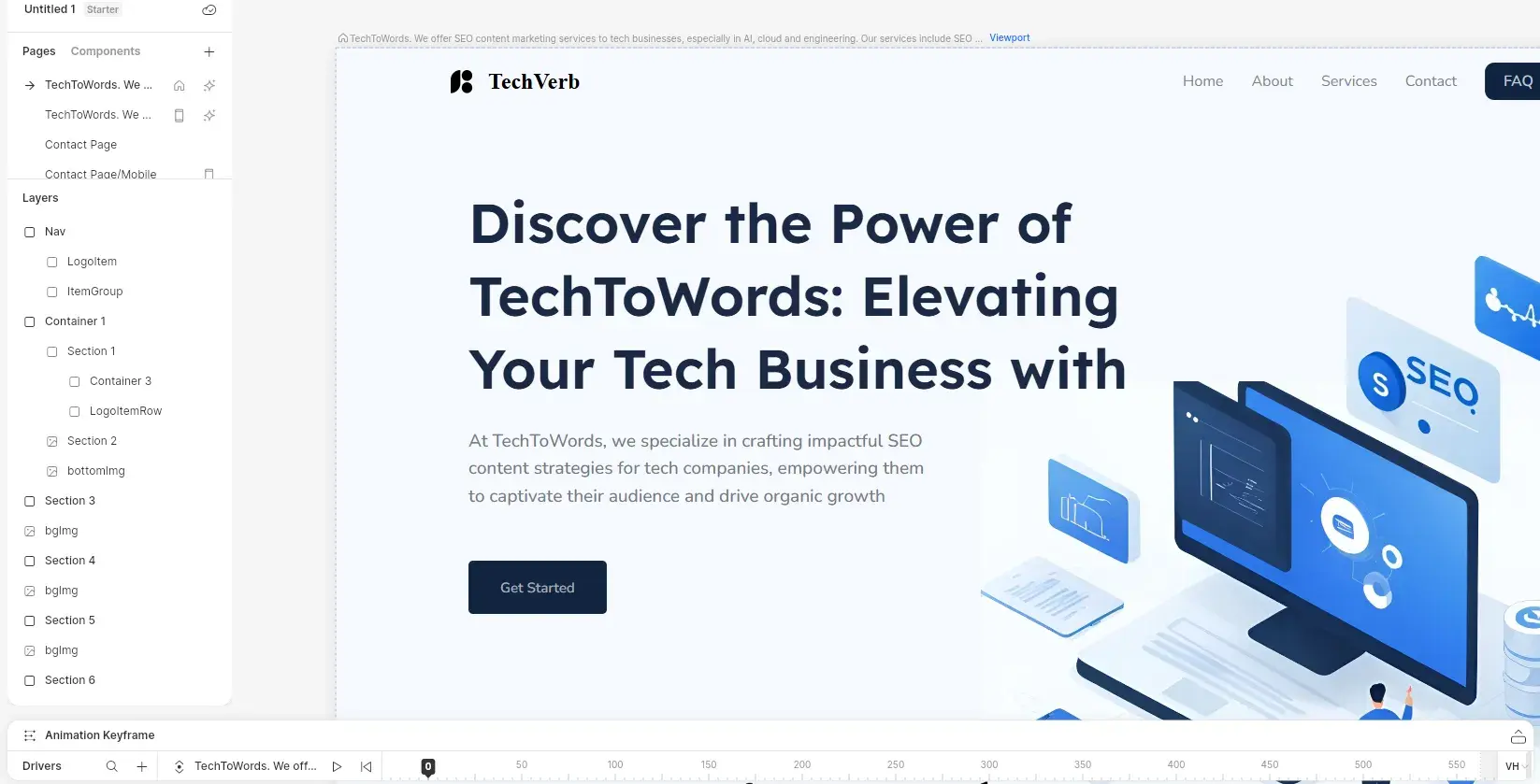 dora ai layout editor, ai for website development