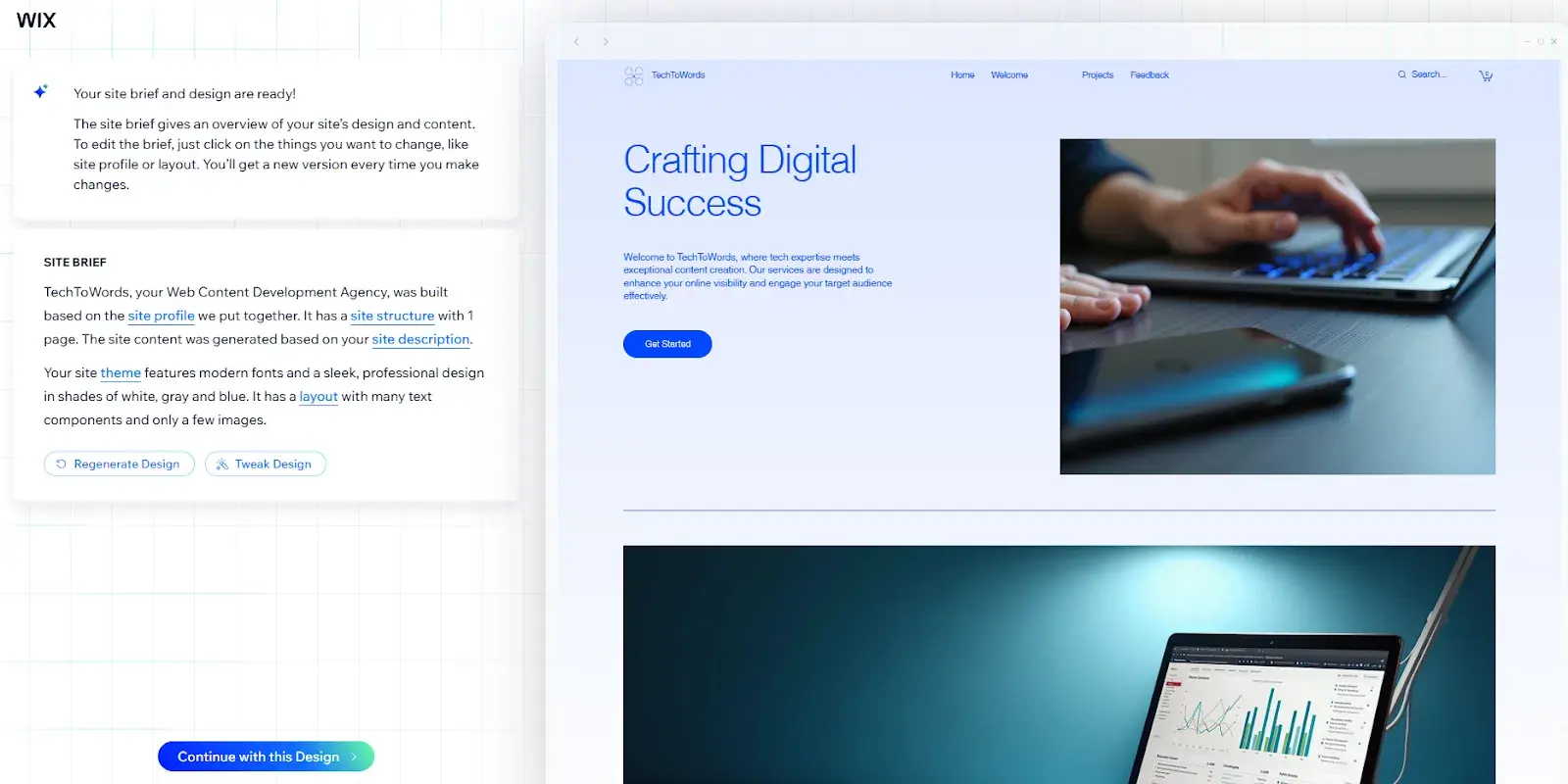 wix ai site profile edit, ai for website development