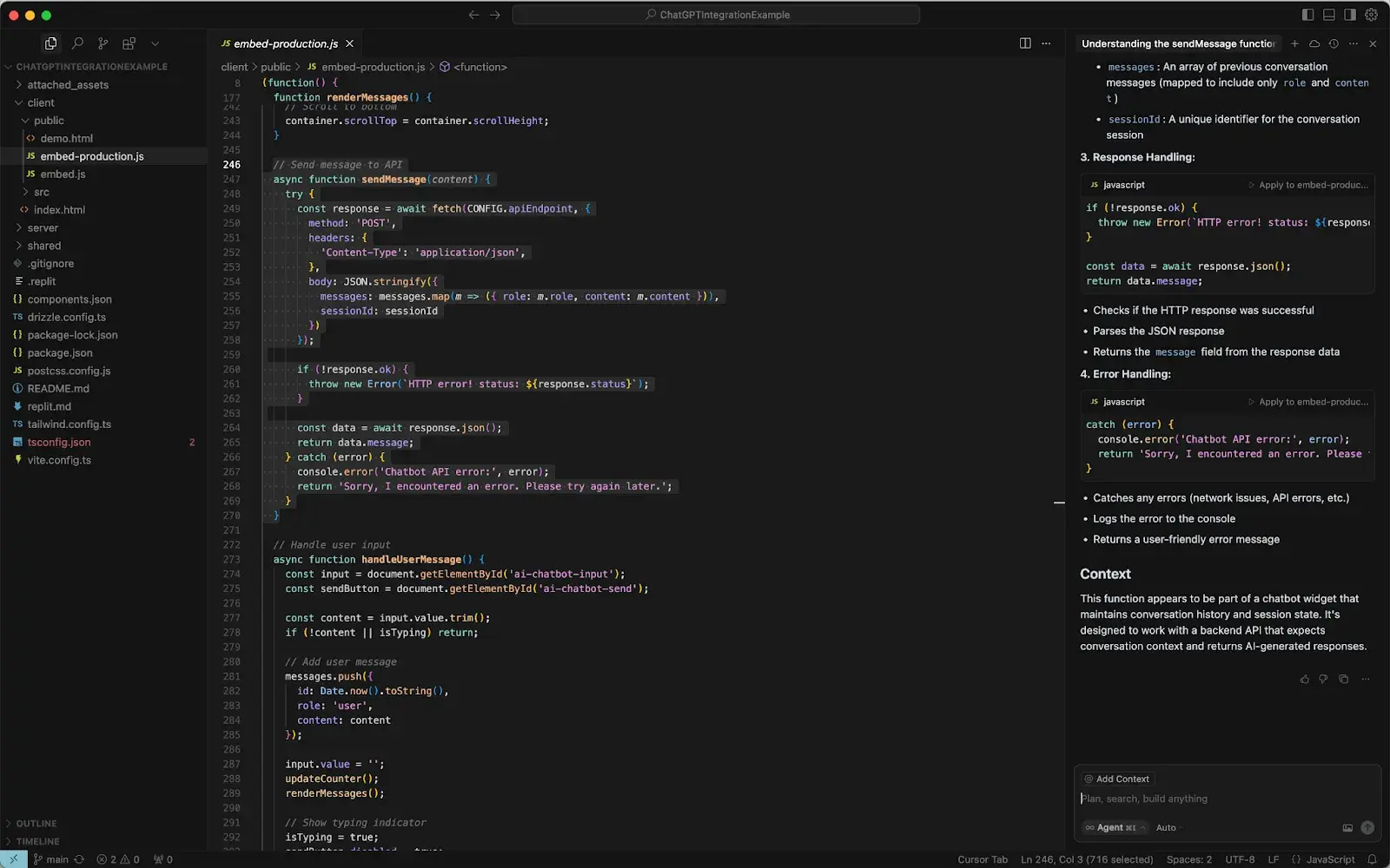 cursor coding assistant, ai for website development