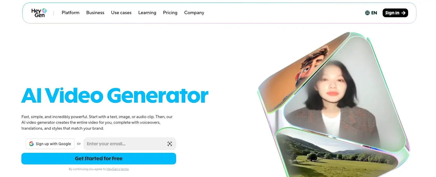 AI marketing bots, HeyGen