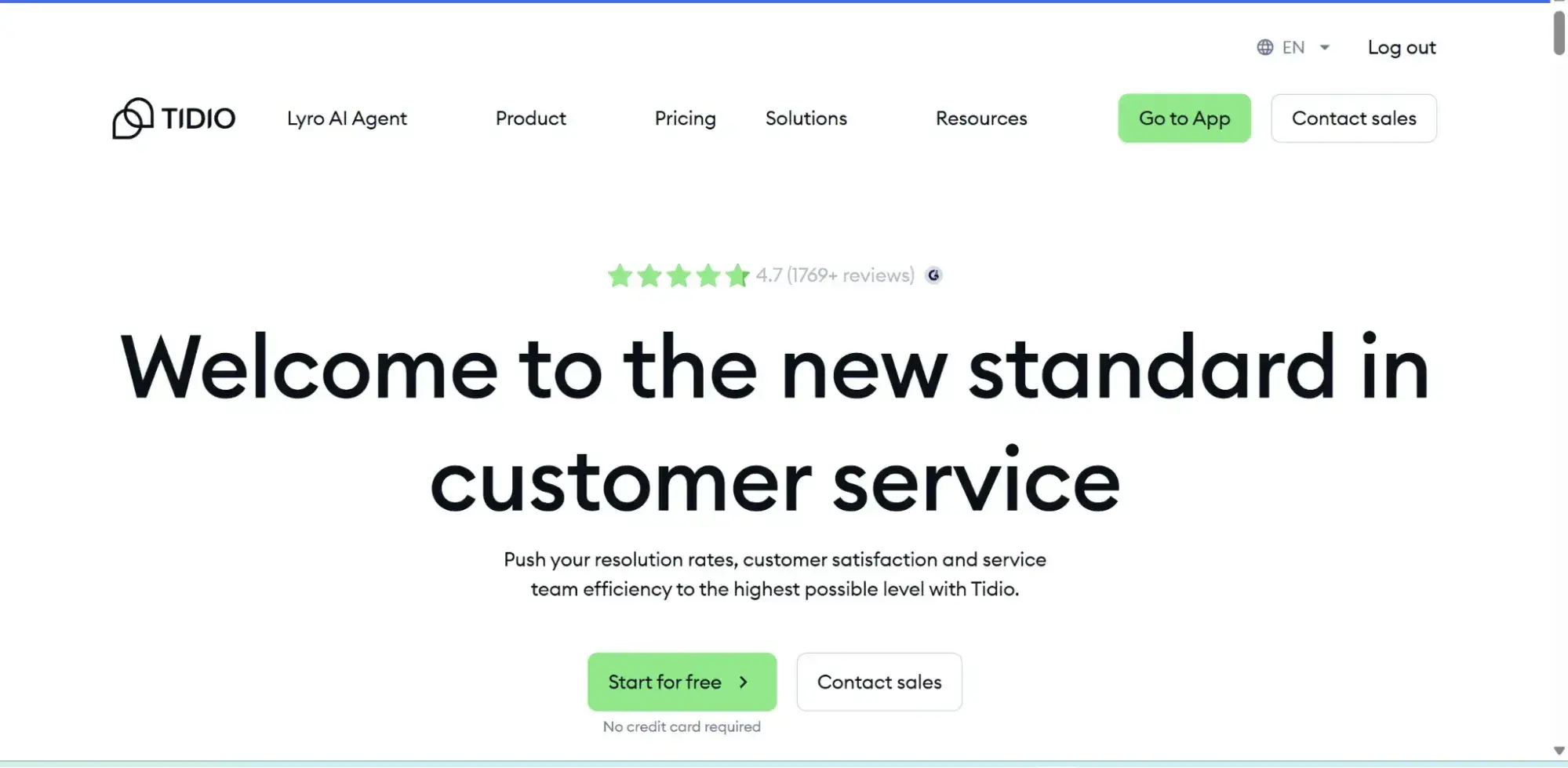 AI marketing bots, Tidio